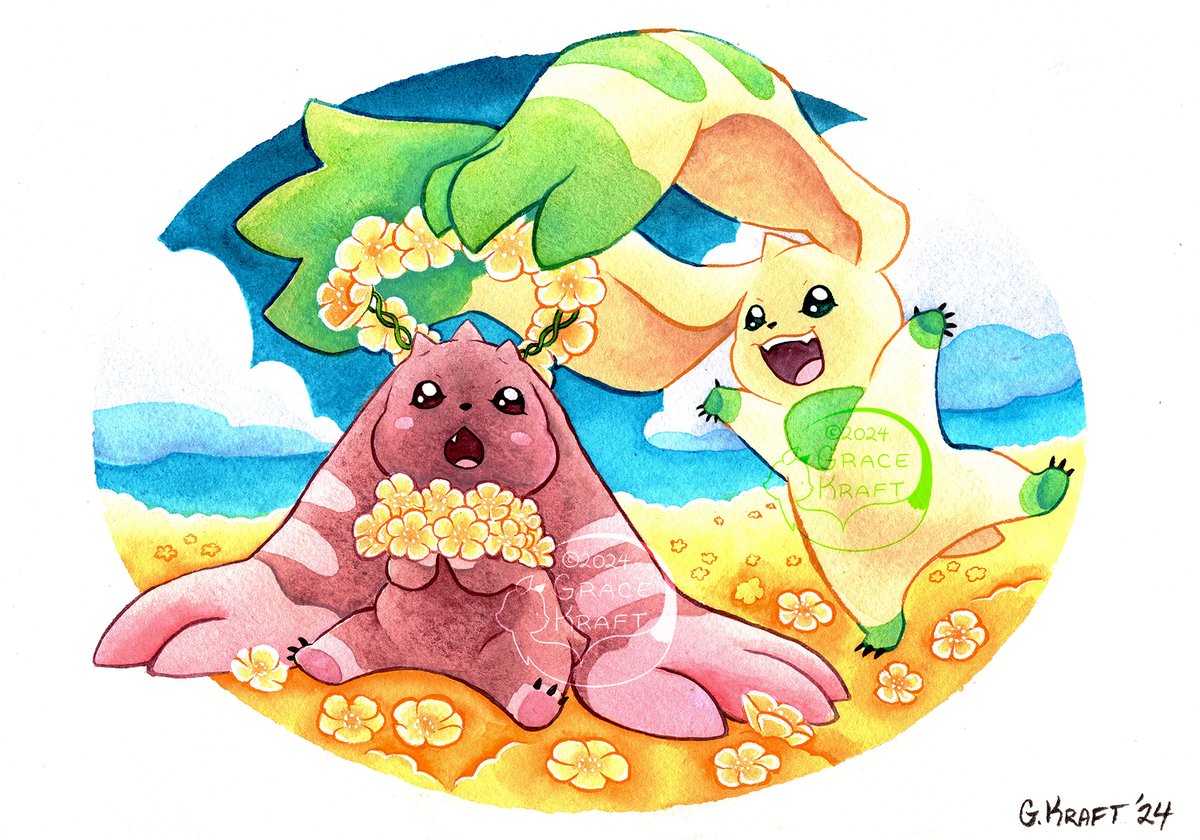 Golden Flowers, Golden Memories
#Digimon #デジモン #Terriermon #Lopmon