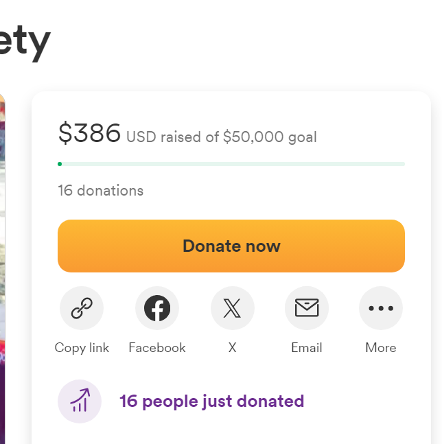 because of <a href="/gofundme/">GoFundMe</a> s lack of support mahmoud cannot even log in to get the money he so tirelessly worked for (41k) IN THE MEANTIME he has made a second campaign as a backup to not lose time while this gets resolved

GET THIS ONE TO 1K gofundme.com/f/y6ewrf-help-…