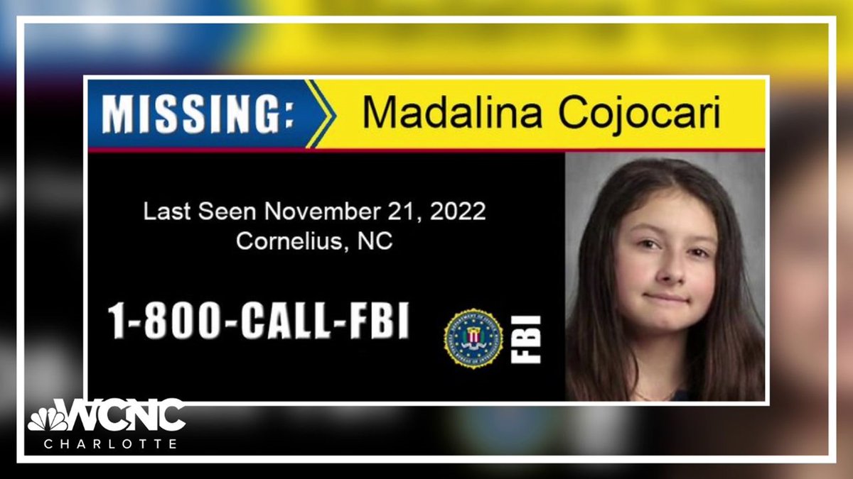 #MadalinaCojocari will be 13 soon she was last seen Nov. 21, 2022 at her home in Cornelius, NC. There is a community event scheduled for her birthday on April 11, at the Cornelius PD.