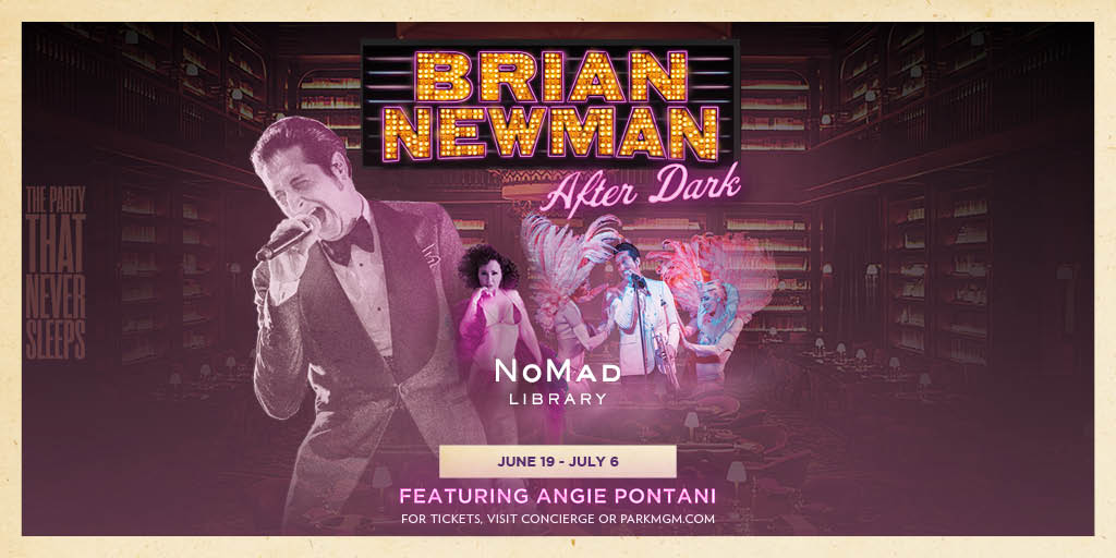 Sin City's swankiest soirée returns with @briannewmanny and @angiepontani After Dark at NoMad Library Restaurant ✨ Tickets on sale Friday, April 12 at 10 AM: spr.ly/6013wki67