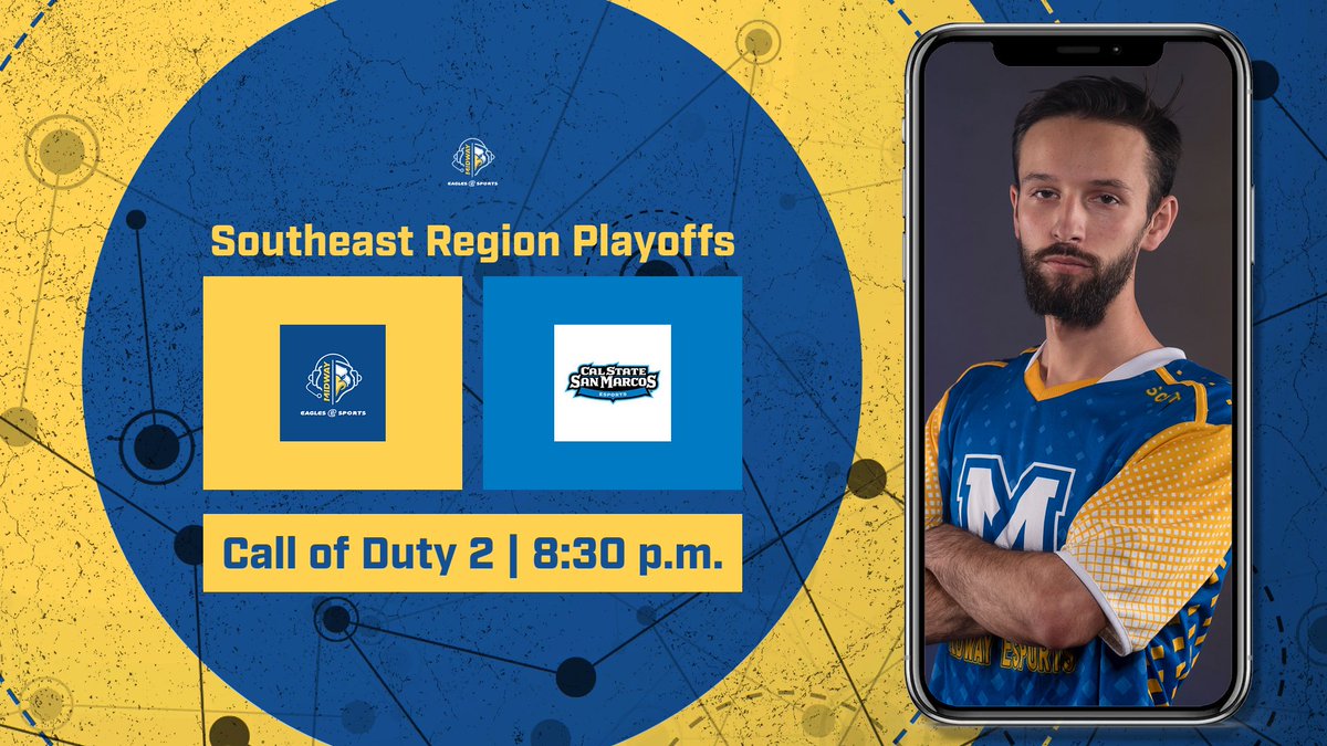 🚨GAMEDAY🚨
 
@EsportsMidway Call of Duty 2 continue their playoff run this evening against @CsusmEsports  

⏰: 8:30 p.m.
📺: twitch.tv/midwayuniversi…

 #GoMidwayEagles #EagleNation #EagleEmpire