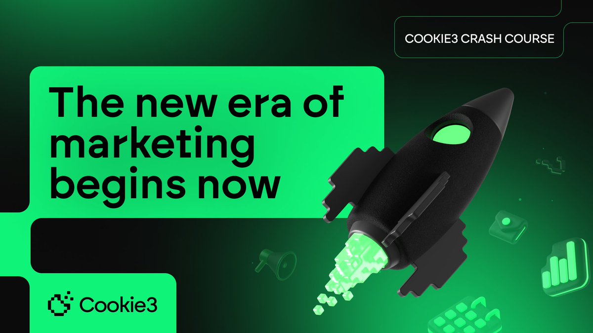 Cookie3 is the first MarketingFi and data AI protocol 🔥 We’re pioneering a MarketingFi economy for individuals, creators, and businesses, with solutions to benefit each group, allowing everyone to share marketing value captured through the Cookie DAO powered $COOKIE token.