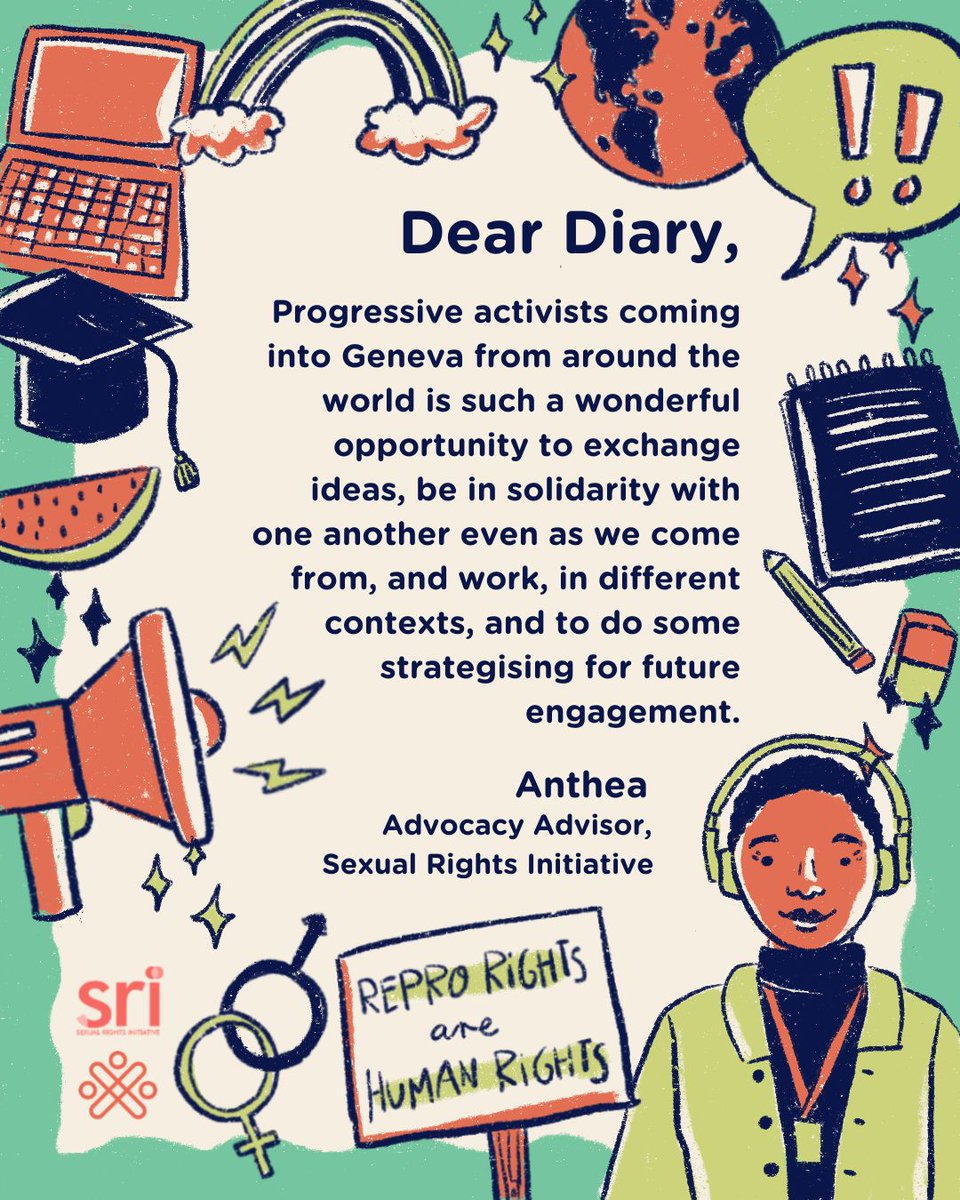 🏛️ Dear Diary...The 55th Session of the UN Human Rights Council ran from February 26 to April 5, 2024--the longest session in history! ✍️ Check out our reflections on #HRC55 in our short series of diary entries! @SexualRights buff.ly/4aMgsM3