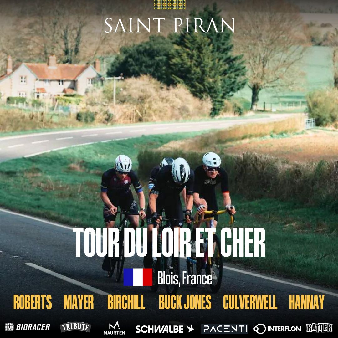 🚴‍♂️Race Week🚴‍♂️ We are heading over to France for the Tour du Loir et Cher UCI 2.2. We hope to improve on our 5th place last year with a strong lineup this season. Help support our overseas program by adopting this race buff.ly/43TG3kb . . #SaintPiran