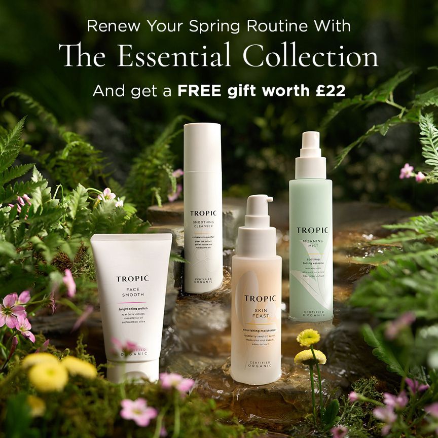 Renew your spring routine with The Essential Collection and get a free gift worth £22. Message me for more information or visit tropic.glenconbeer.com ☀️🌺☺️

#LoveTropic #TropicSkincare #TropicTimeOut