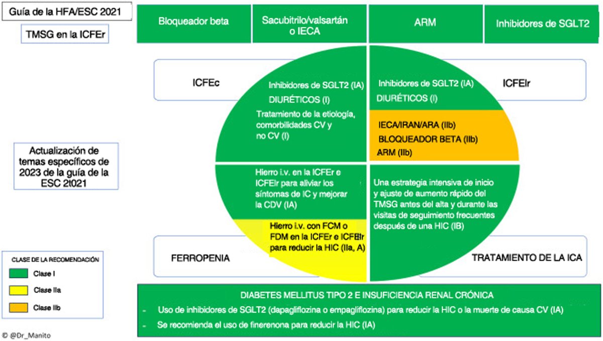 Comentarios a la actualización 2023 de la guía ESC 2021 sobre el diagnóstico y tratamiento de la insuficiencia cardiaca aguda y crónica #REC @DomingoPascualF @Dr_Manito @MartaCoboMarcos @INESGOMEZ71 @yulnunezvill @areciomayoral revespcardiol.org//es-comentario…