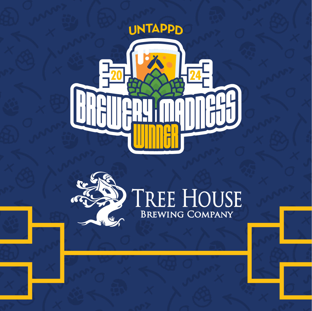 🥁 And the 2024 Brewery Madness Champion is none other than the legends at @treehousebrewco! When it comes to making beloved beers, nobody does it quite like Tree House. 🏆 Tree House won over 140 Untappd Community Awards and now has one more piece of hardware to celebrate!