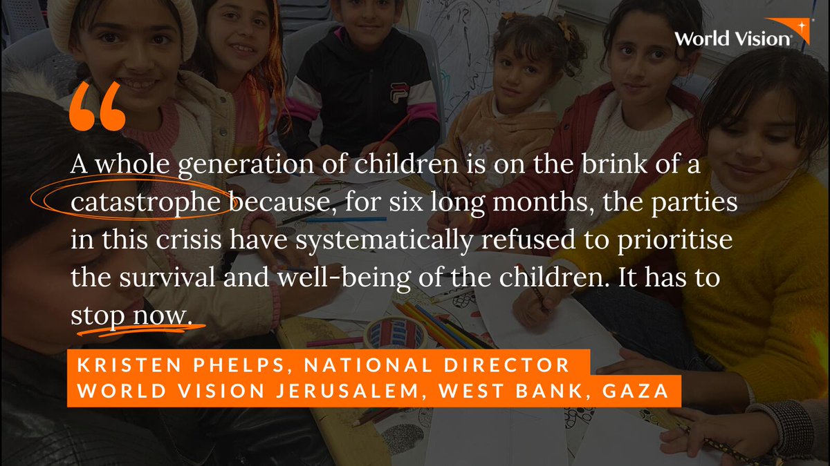 Six months of neglecting the well-being of children in crisis is unacceptable. A whole generation teeters on the brink of catastrophe. It's time for parties involved to prioritise their survival. The neglect must end now. 🕊️ Our statement: bit.ly/3J2zPEH