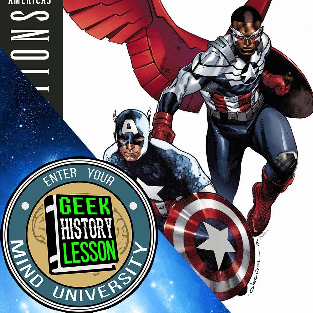Jawiin's tweet image. Join the Howling Commandos and listen to a MEGA EPISODE on Captain America with @ghlpodcast! 🇺🇸 Explore the superheroics of Steve Rogers, Sam Wilson, &amp;amp; Bucky in this extra-long episode! #geekhistorylesson

🎧 apple.co/2PnOQEH
🎧 spoti.fi/35A3L6E
