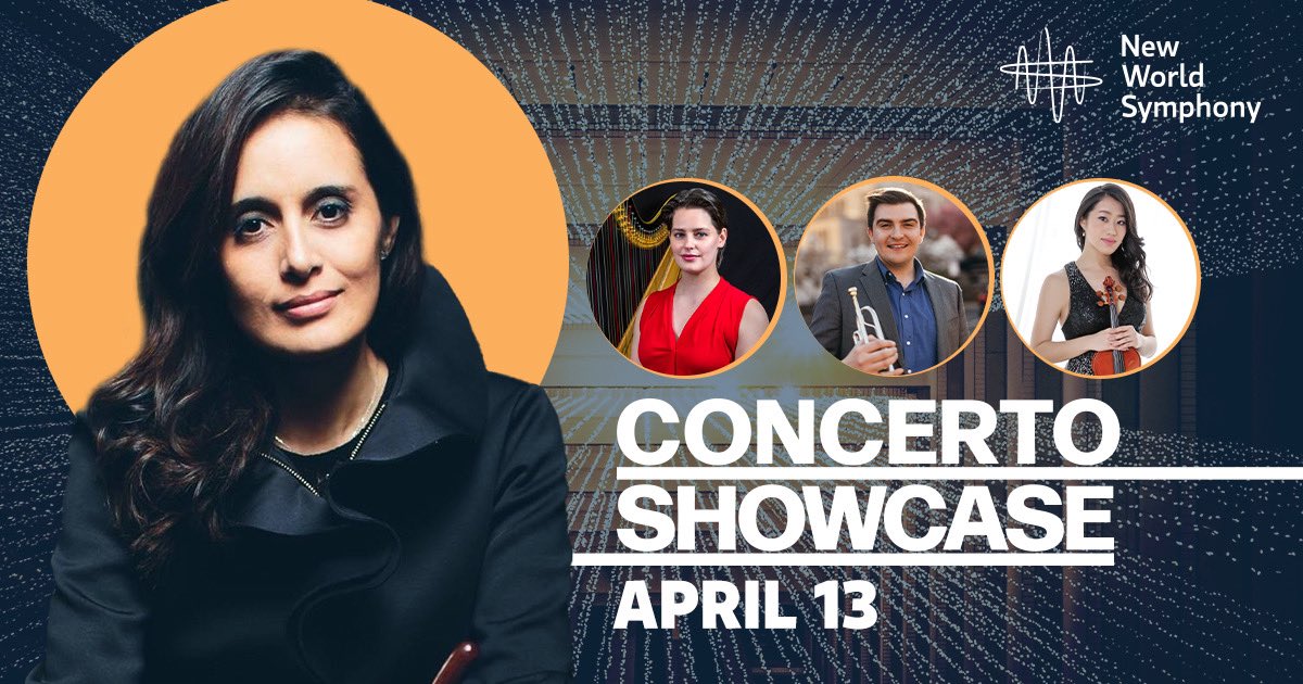 The harp, violin, & trumpet will shine in our Concerto Showcase! Catch the performances of NWS Fellows Abigail Kent, Kenneth Chauby, & Beatrice Hsieh, winners of this season’s Concerto Competition, alongside Conductor Lina González-Granados’s NWS debut! bit.ly/3xvhUnO