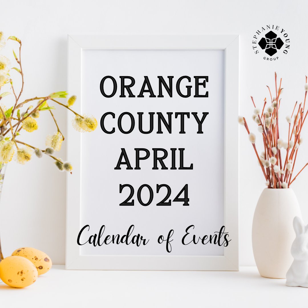 𝓐𝓟𝓡𝓘𝓛 2024 - Orange County 🍊 Calendar of Events is HERE!

Mark your calendars 📅 and check it out by clicking the 🔗 link in our bio!

#stephanieyoung #stephanieyounggroup#younggrouprealestate #coldwellbanker #coldwellbankerinsta#cbrealtycal #californialiving #spring