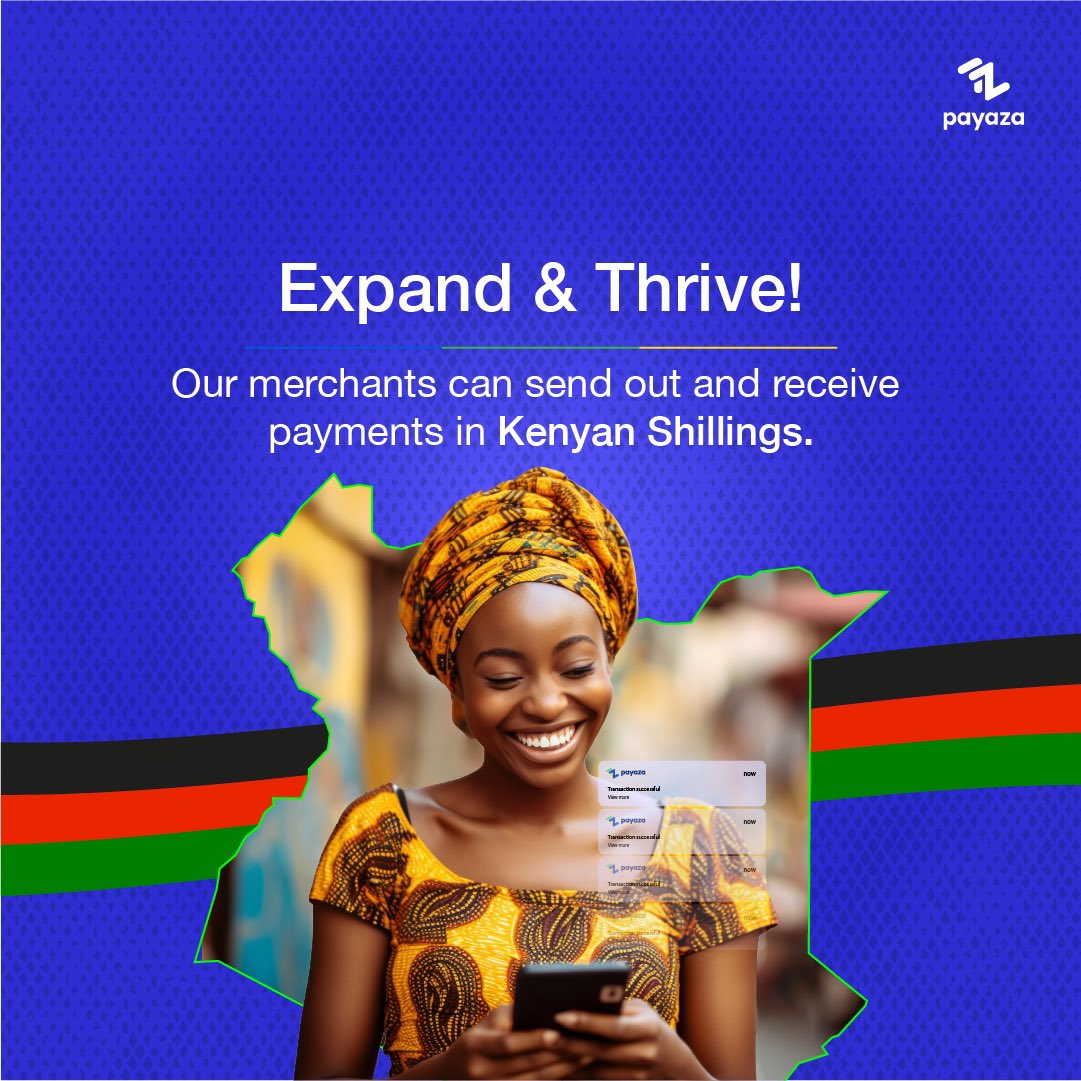 Businesses can seamlessly send and receive payments in Kenyan Shillings with Payaza. Embracing the unique needs of our merchants, we're breaking barriers and facilitating seamless transactions. Sign Up Today - let's build a future where every transaction is a step towards…