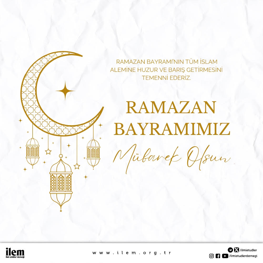 Ramazan Bayramımızın tüm İslam Alemi’ne huzur ve barış getirmesini, tevhid bilincinin gönüllerimize hakim olmasını Yüce Allah’tan niyaz ederiz.