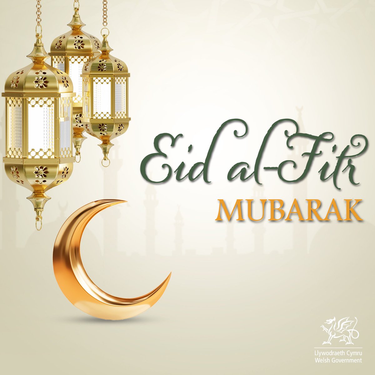 #EidMubarak to everyone in Wales and around the world celebrating Eid al-Fitr. After a month of charity and sacrifice during Ramadan, we hope you enjoy your celebrations with your loved ones ❤️