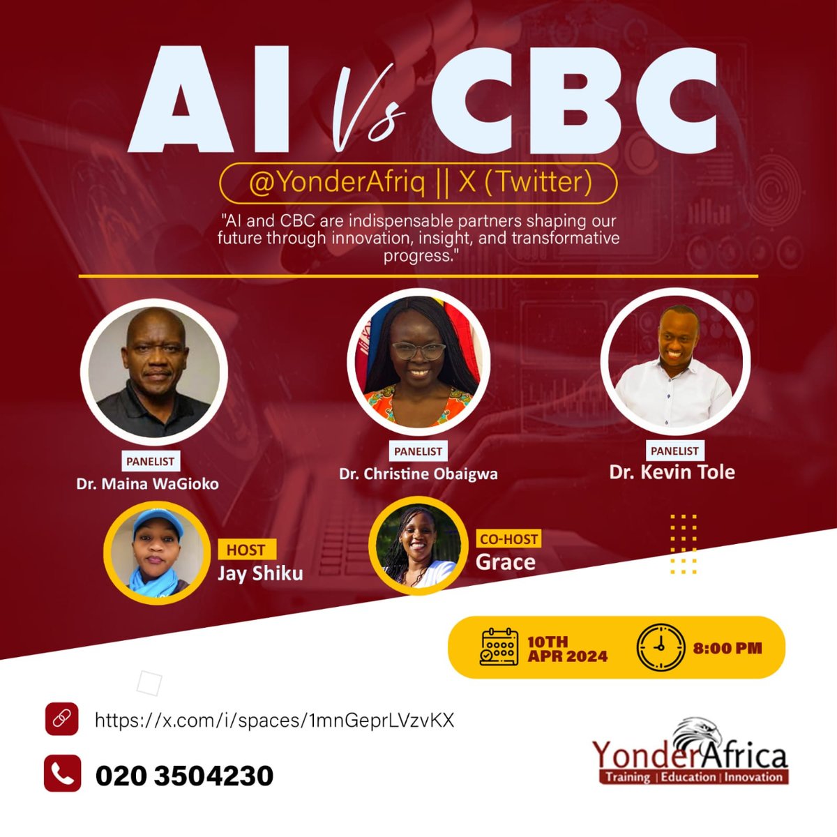 Grow your understanding of AI's transformative potential in education by joining our discussion. 
📆 Date: 10/04/2024 
🕒 Time: 8 pm 
🔗lnkd.in/d7iHfC5s 

#DAC2024
#digitalskills
#teacherEmpowerment
#SparkLearning
@amadogracia 
@jay_shiku 
@OwinyiChristine 
@drmainawagioko