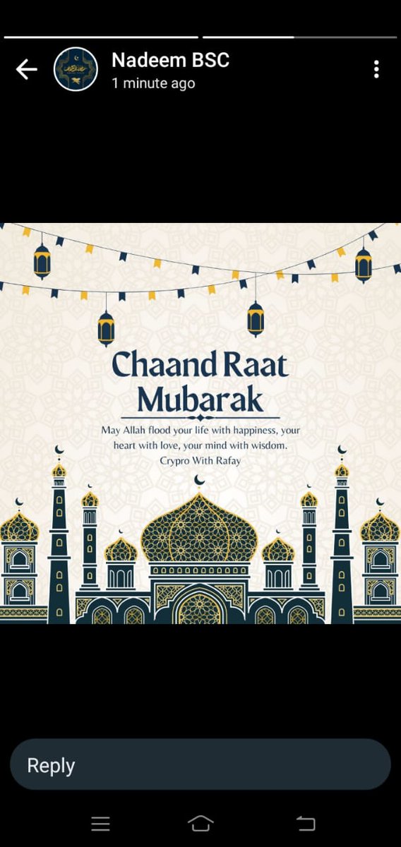 ASSALAM O ALAIKUM 
GOOD NIGHT
CHAAND RAAT MUBARAK HO