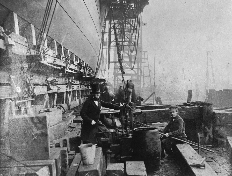 One of the most celebrated civil engineers of the 19th century, Brunel's greatest fame came as the designer of three giant steamships that transformed ocean travel - the Great Western, the Great Britain and the Great Eastern. Isambard Kingdom Brunel #botd April 9, 1806