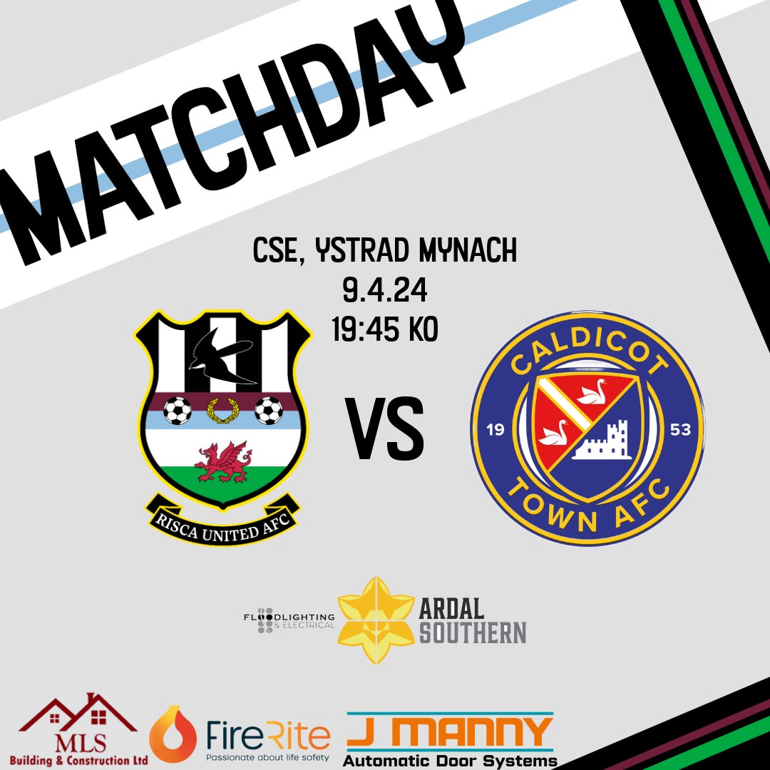 MATCHDAY! 👀 This evening we look to continue our positive form against a tough @CaldicotTownAFC side! 💪 🕢19:45 KO 🏟️CSE, Ystrad Mynach 🗓️9.4.24