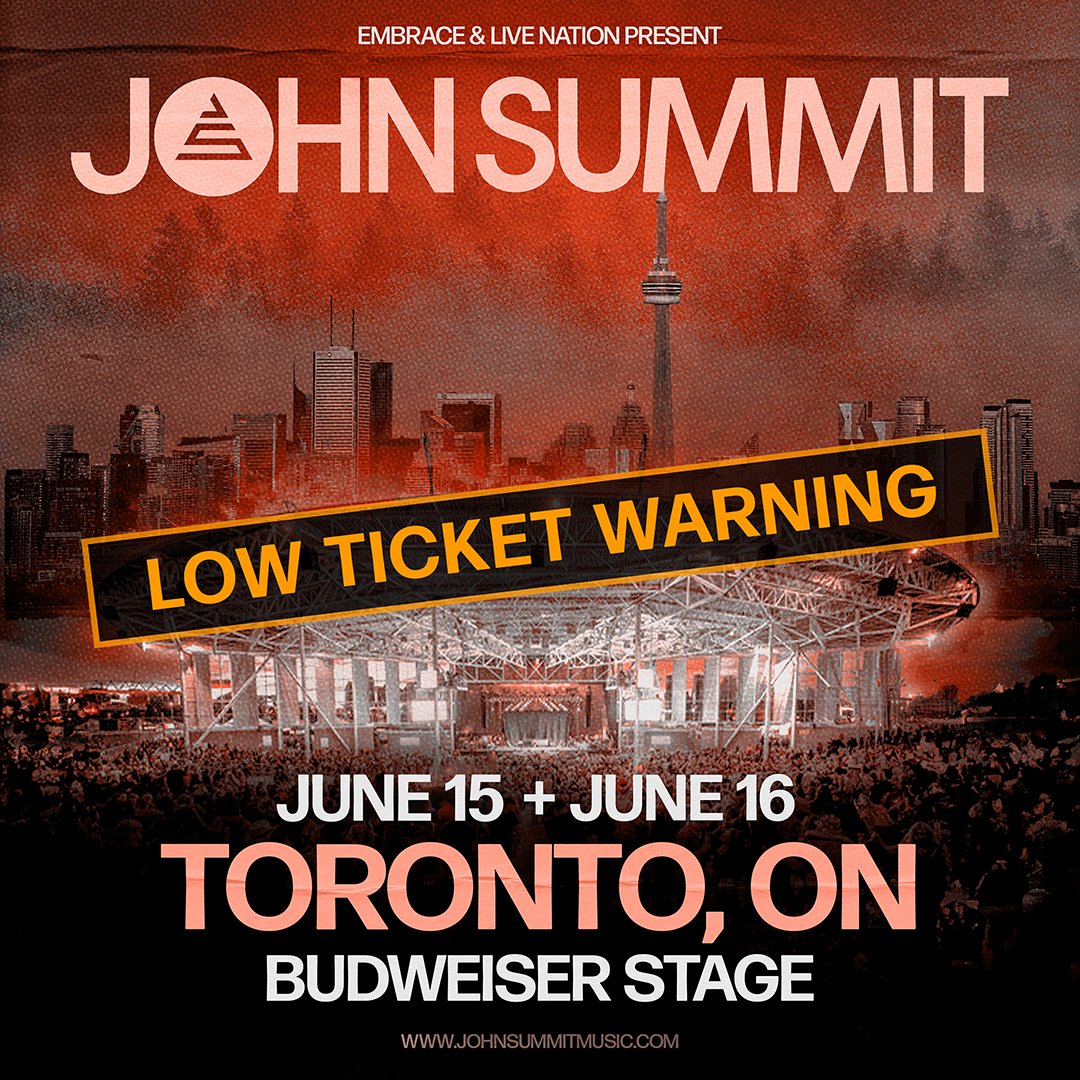 ON SALE NOW ‼️ Grab limited tickets for John Summit on June 16: bit.ly/43PgFvR