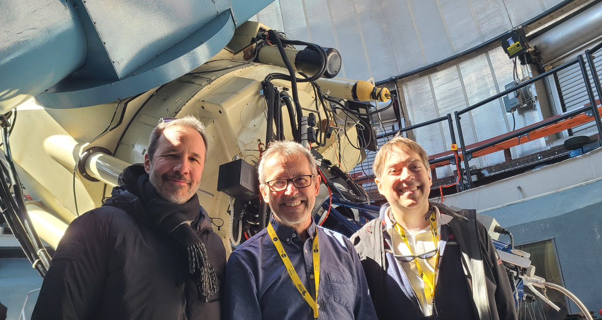 fbouchard's tweet photo. Arts et Sciences, Science et émerveillement! À 250km de Montréal,à 1100m d'altitude,à l' @OMM_Officiel, j'ai pu vivre l'#éclipse avec des collègues @FASNouvelles @UMontreal dont @rene_doyon @iExoplanets  Nicole St-Louis @EricMontpetit ...et Denis Villeneuve! Incroyable!🌕🌘🌒🌑🔭 https://t.co/GWrwuNRW5D