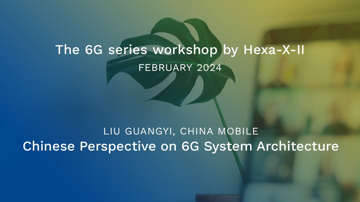 Dive into the future with Liu Guangyi's talk on 6G mobile networks at the Hexa-X-II workshop. From ComaaS to XaaS, explore the next evolution in mobile tech. 

🎥 Watch the session youtu.be/UkGPyF1hPNE
#6G #HexaXii #MobileNetworks #FutureTech #SNSJU X