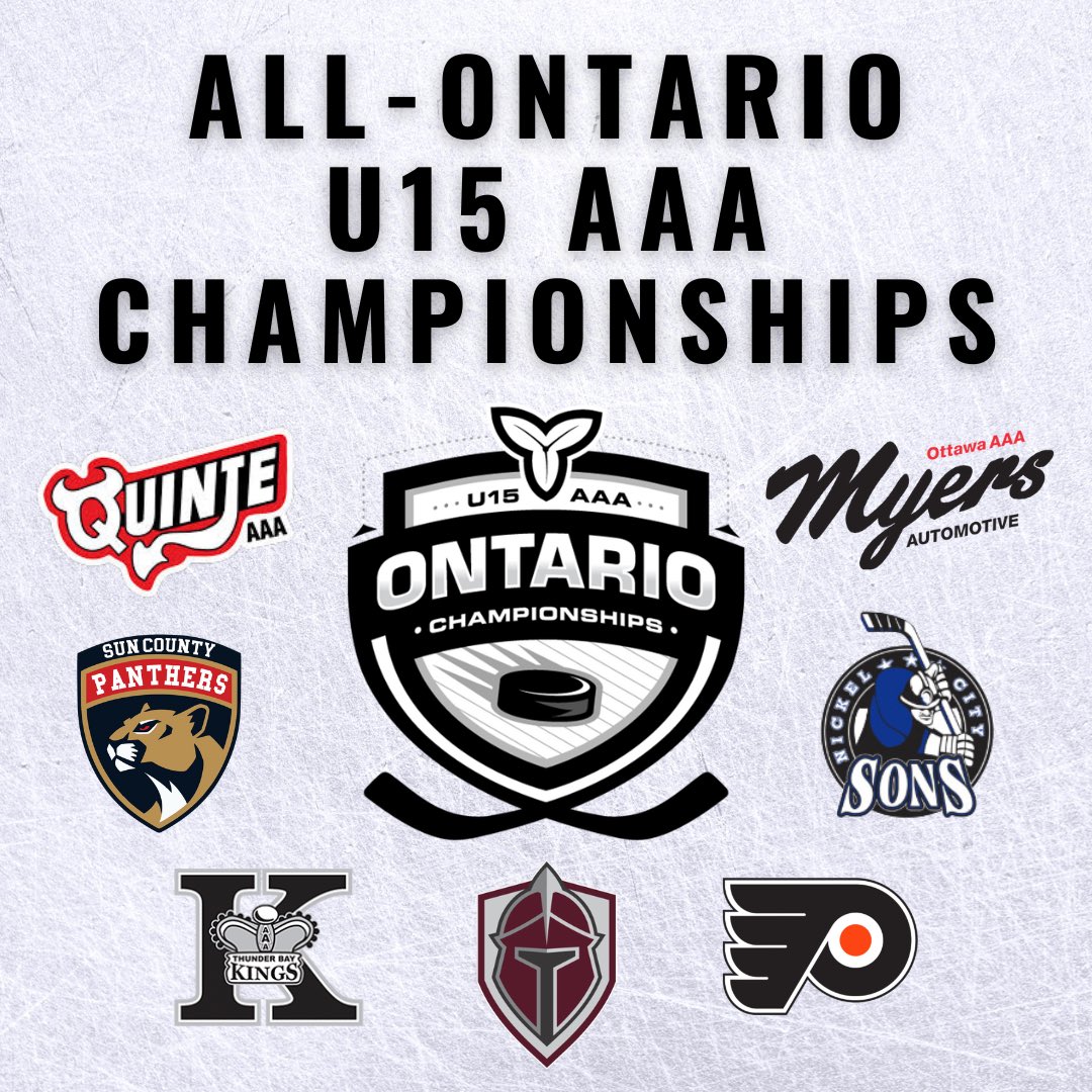 The U15 AAA All-Ontario Championships hosted by the Ottawa Valley Titans and Hockey Eastern Ontario get underway in just over a week!   The Championship features 7 of the best U15 AAA teams from across Ontario facing off at the CardelRec Centre in Stittsville from April 17-21.