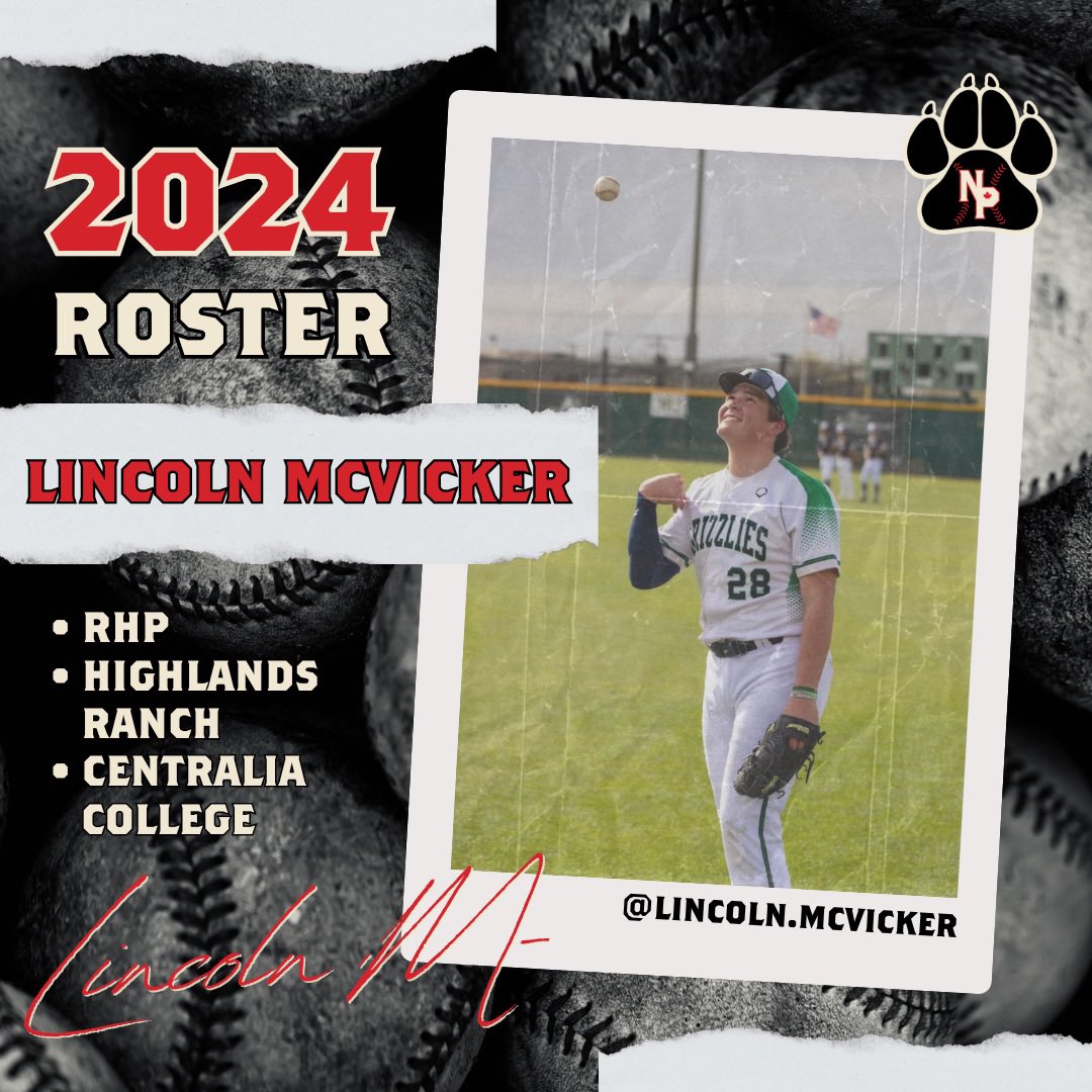📣 ROSTER ANNOUNCEMENT 📣 

Introducing Lincoln McVicker, a talented right-handed pitcher hailing from Highland Ranch and a new addition to The Northpaws family! 
Welcome to the mound, let's hear it for Lincoln! 
⚾️💪🏽

#northpawsbaseball #thenorthpaws #northpawnation #kamloops