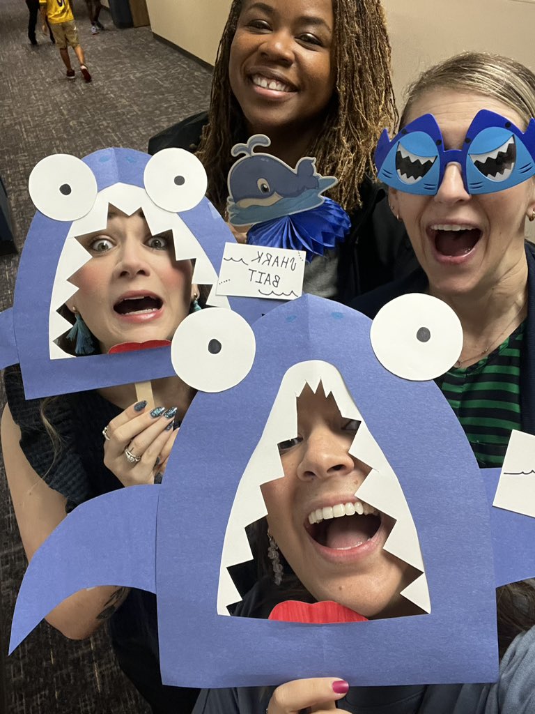 Day 2 of shark wee…oops I mean STAAR review week 🤪 kiddos wore blue/gray to represent doing JAWs-ESOME on their test! @ReedElementary @CyFairISD #cfisdspirit #cfisdsped #teamresource #sped #weareteamreed #reedbuildsminds #spedtacular #opportunityforall