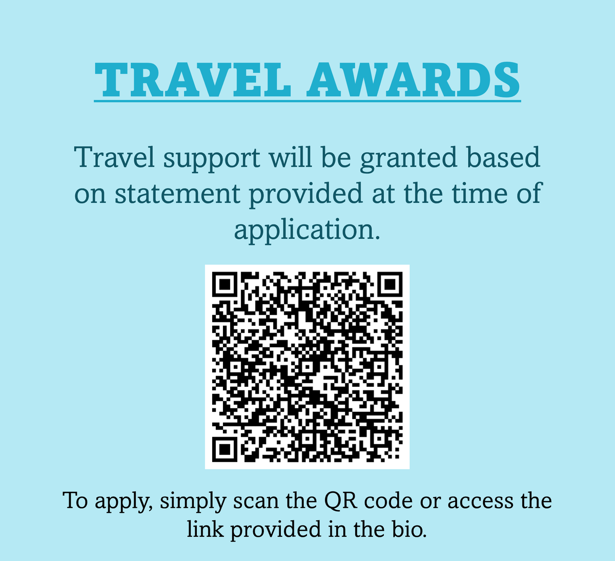 The AJH Hypertension Summer School will provide travel support based on the attendee's statement submitted at the time of application. Scan the QR code bellow or follow the link: eventleaf.com/Attendee/Atten…