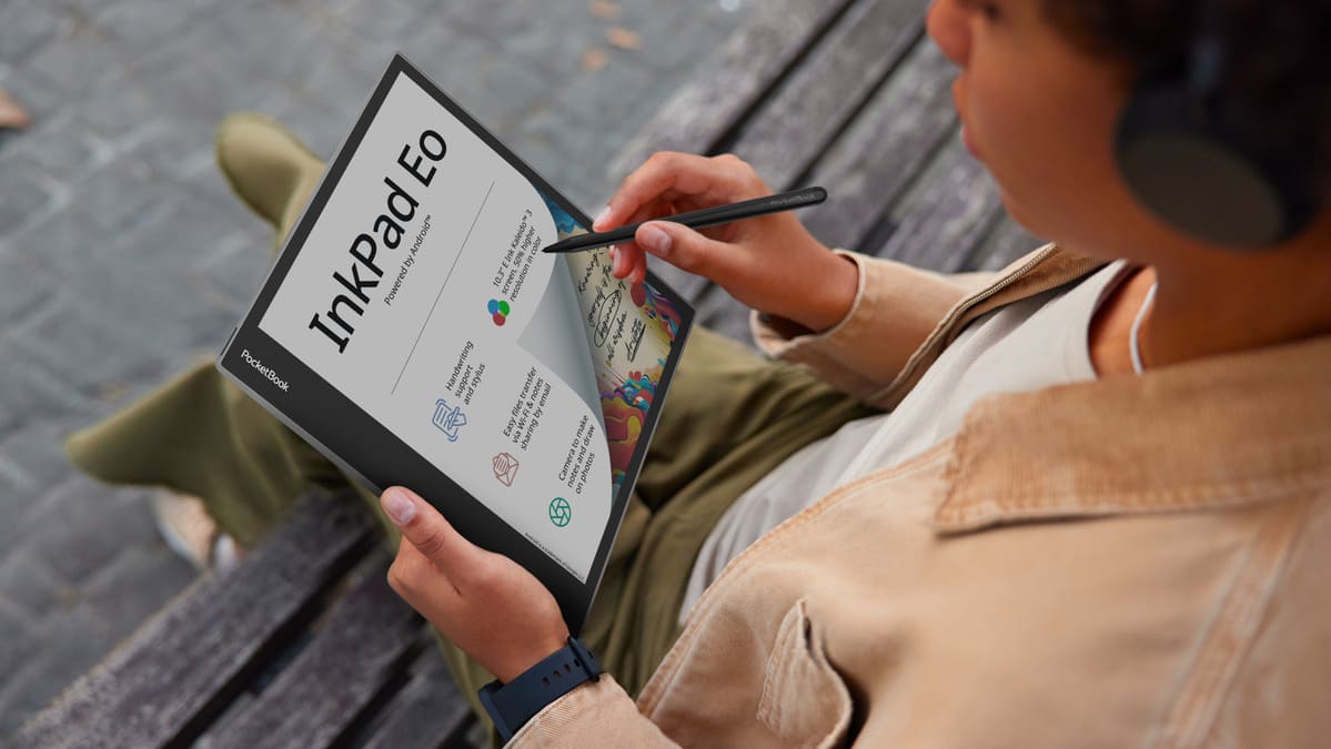 CeotechI's tweet image. PocketBook InkPad Eo, e-reader e taccuino digitale a colori
#Android11 #Appunti #Audiolibri #Colori #EINKKaleido3 #eBook #eReader #Fotocamera #GadgetTech #InkPadEo #Intrattenimento #Lavoro #PocketBook #PocketBookInkPadEo #TaccuinoDigitale

ceotech.it/pocketbook-ink…