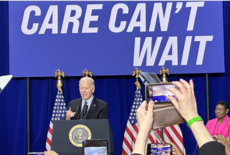 Thank you to the #CareChampionInChief @POTUS @JoeBiden from millions of moms, dads, care workers and families for having our back! #TheCareEconomy