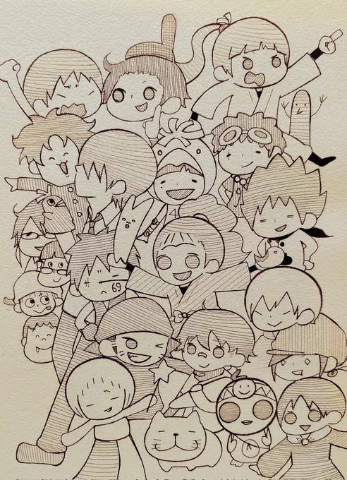 10年以上前のスケッチブックぱらぱらしてたら絵かわってなさすぎてなんかわらっちゃった 