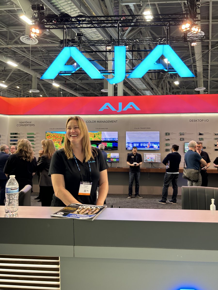 AJAVideo's tweet image. We’re looking forward to seeing many of you in Vegas at #NAB2024! Don’t forget to visit our what’s new page tomorrow (4/10) for a preview of all the exciting developments AJA has for the show. Stop by our booth SL3065 @NABShow to visit with our team! aja.com/whats-new