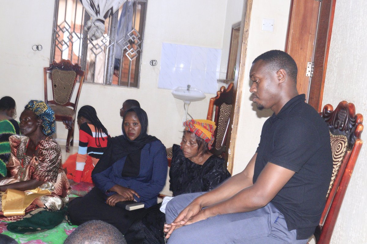 This evening at BWAISE, we went to condole with the family of VJ JUNIOR who lost his father the late MATOVU FRANCIS yesterday. We interfaced with mourners and mom Naakato Nakimuli Safina. May his soul rest in eternal peace