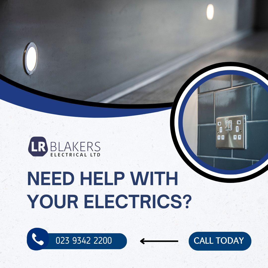 If you're starting a domestic or commercial project and want to know your electrics are in safe hands, you need look no further than us! Get in touch today and find out more about how we can help!

enquiries@lrblakerselectrical.co.uk

#southcoastelectrician #localelectrician