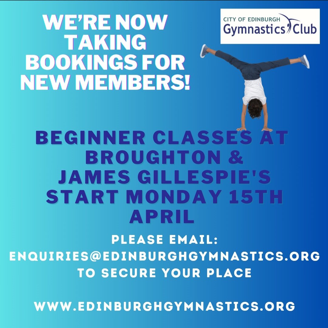 City of Edinburgh Gymnastics Club tweet media