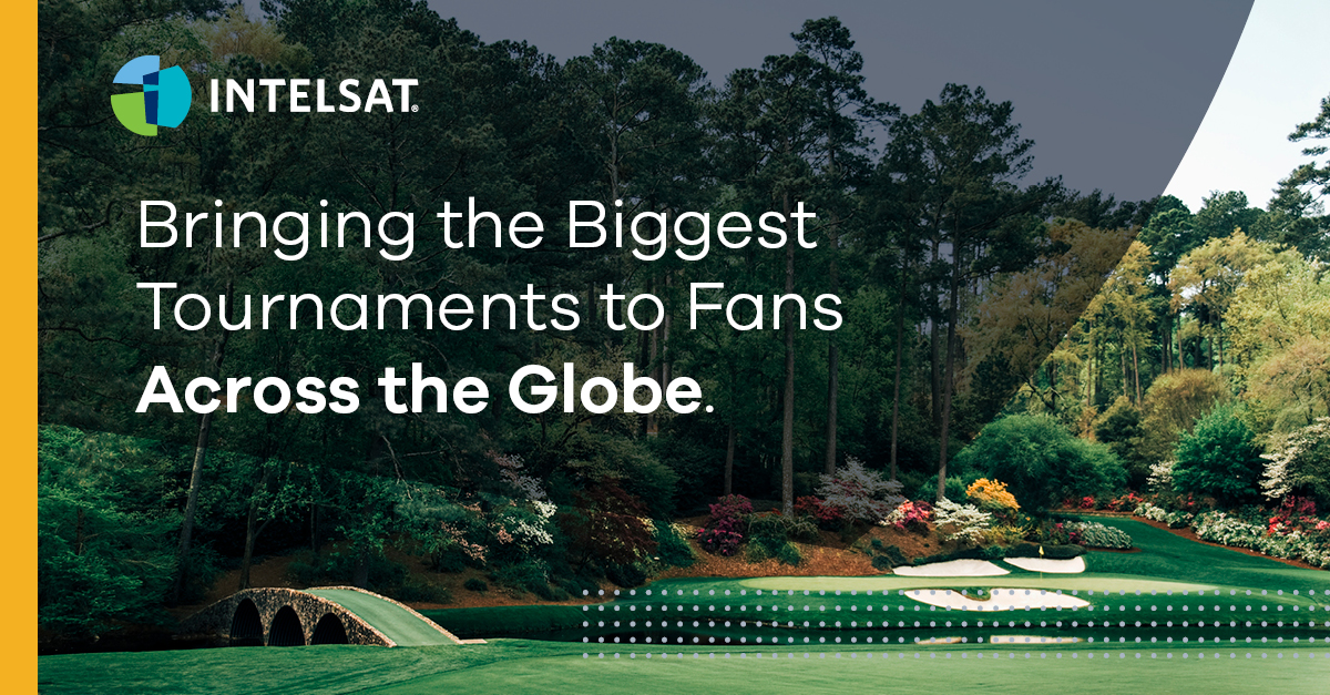 Broadcasters continue to rely on Intelsat Media to deliver the biggest live events of the year via our global satellite and terrestrial networks. 🏌️