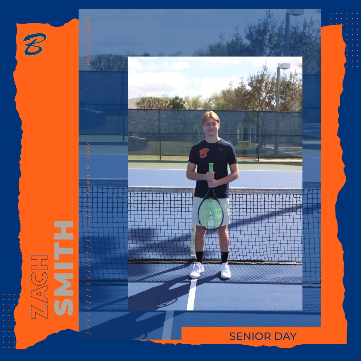 And happy Senior Day to our only Boys Tennis Senior.... Zach Smith!