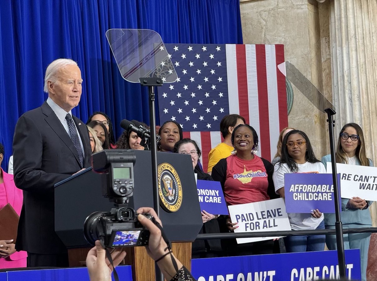 'We're the only advanced economy in the world not to guarantee paid leave. We're going to change that.' -- @POTUS #TheCareEconomy