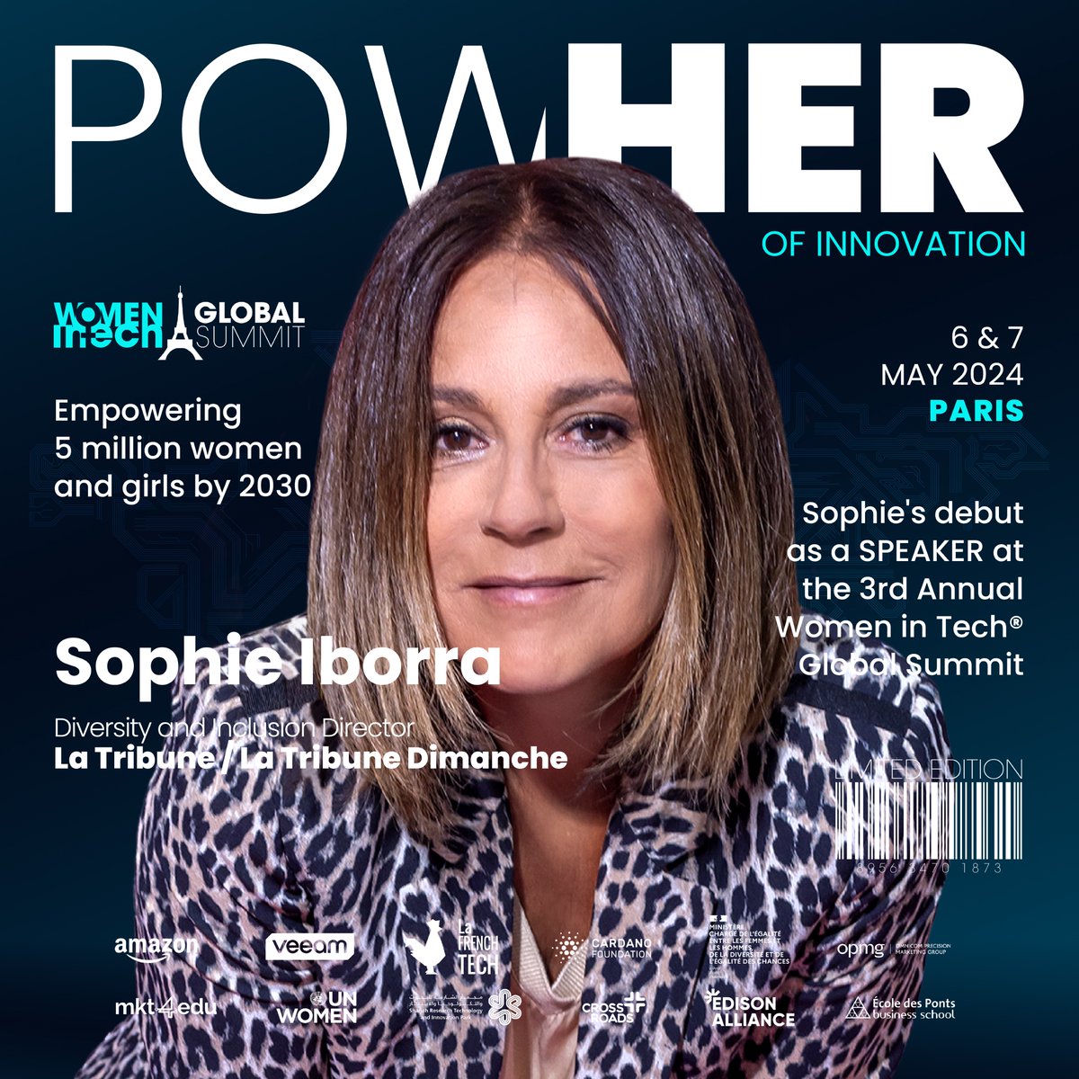 🎉Join us at the Women in Tech® Global Summit, where we’ll be unpacking and admiring the PowHER of Innovation as this year’s theme! Meet our speaker Sophie Iborra, Diversity and Inclusion Director at La Tribune Link: lnkd.in/dJrvNNJu #WITGS24 #PowHER
