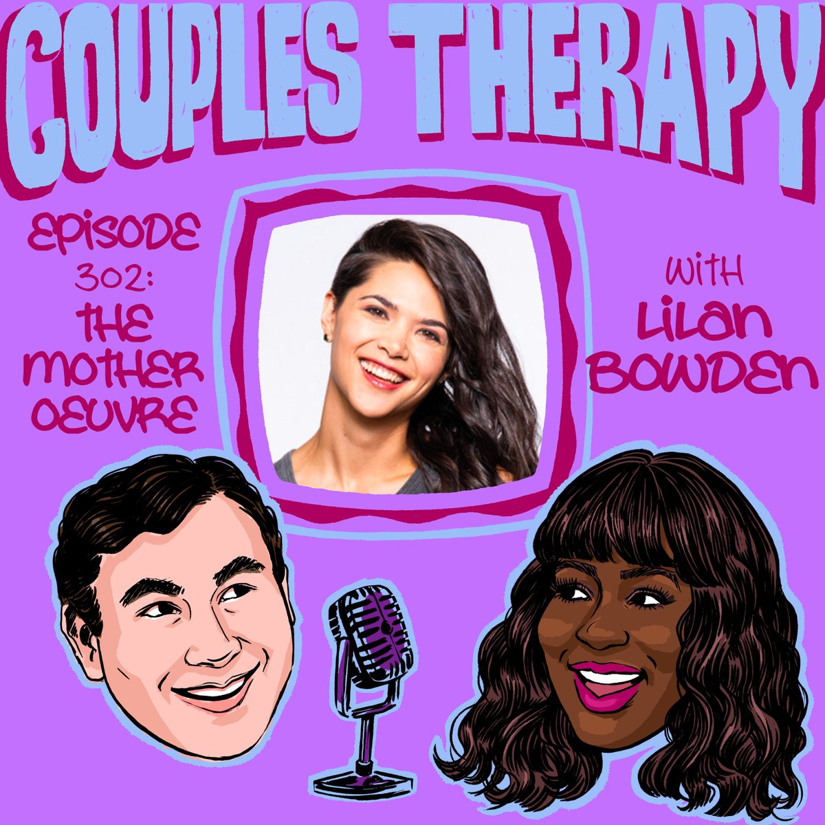 YOUR WEEKLY RESPITE FROM A WEARY WORLD, yes folks, it's an ALL-NEW Couples Therapy! The delightful @yourfriendLilan stops by to talk motherhood, Manic Pixie Dream Moms (???), saying 'yes and' to romance, somatic therapy and MORE! 🔊 tinyurl.com/CTLilan