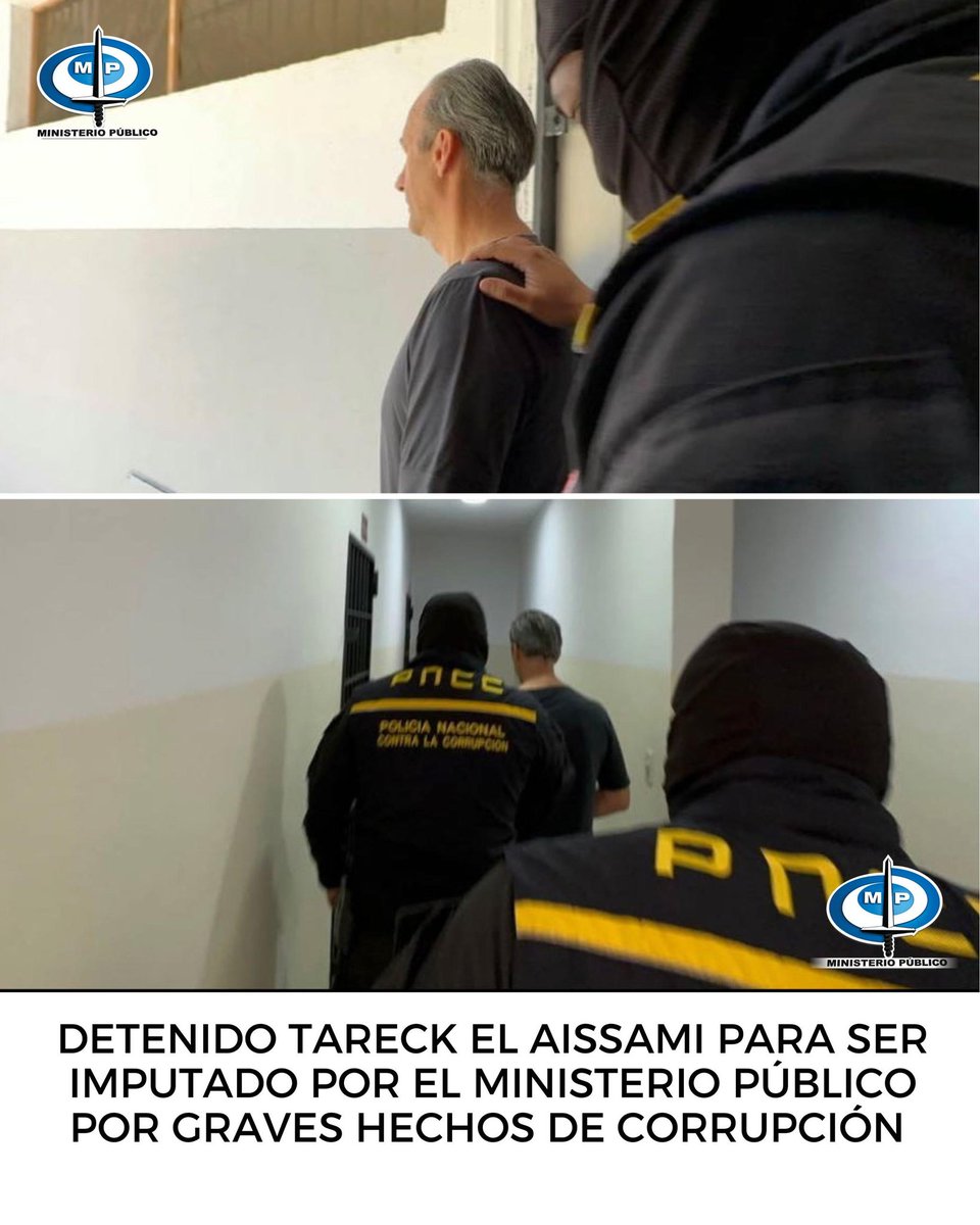 #TarekElAisami fue detenido por @MinpublicoVEN, para ser imputado por delitos de corrupción en el caso #PdvsaCripto. Junto a él están detenidos #SimonZerpa y #SamarkLopezBello. El anuncio lo hizo el #FiscalGeneral de #Venezuela @TarekWiliamSaab. @teleSURtv está transmitiendo.