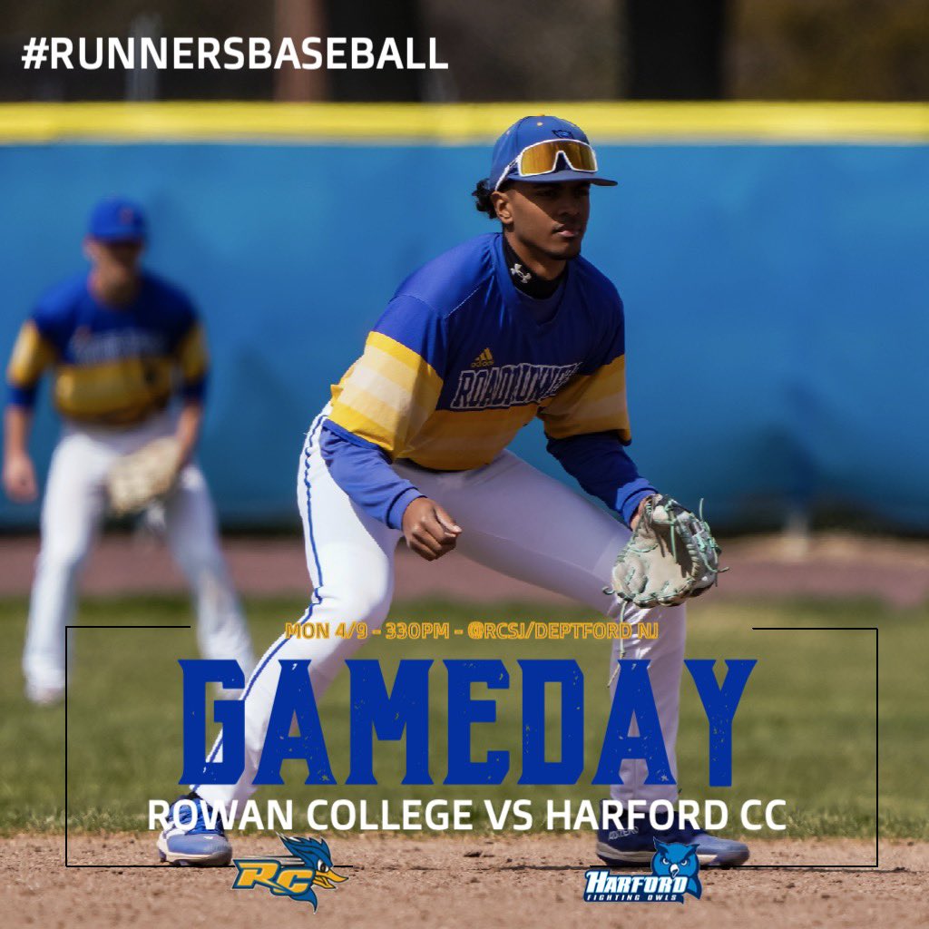 🚨 GAMEDAY 🚨 Roadrunners host Harford (MD) in a great matchup with best weather of the season! First pitch scheduled for 3:30pm We want all of our fans in the stands but if you cannot make it livestream available exclusively at RCRoadrunners.com.