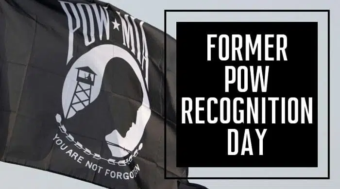 Today is National Former Prisoner of War Recognition Day. It is a day to honor captured wartime service members who eventually came home. Read more about it here: bit.ly/3K2k8PM