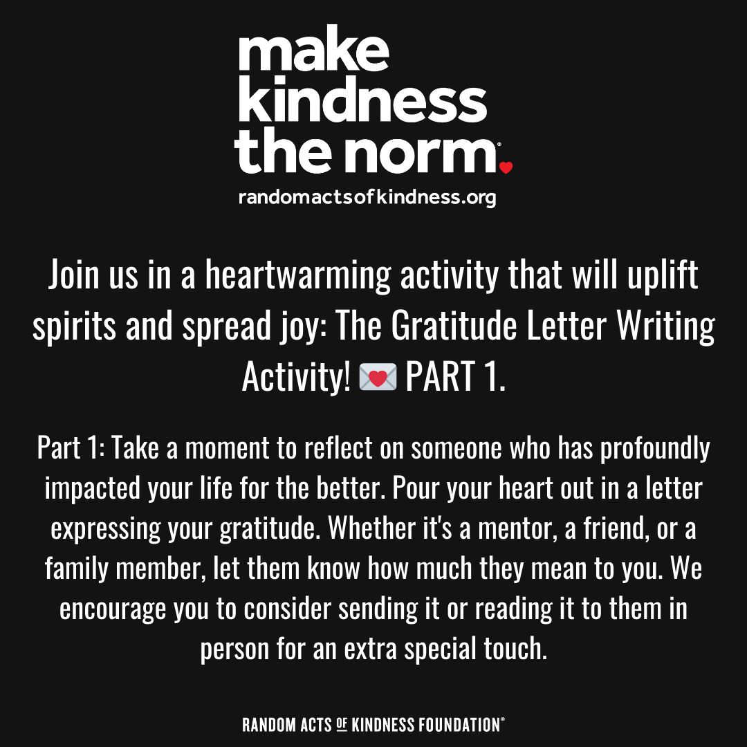 Let’s spread gratitude together! PART 1! ❤️ Let's spread love, appreciation, and positivity one letter at a time. Who will you be writing to today? Share your thoughts in the comments below. #Gratitude #MakeKindnesstheNorm