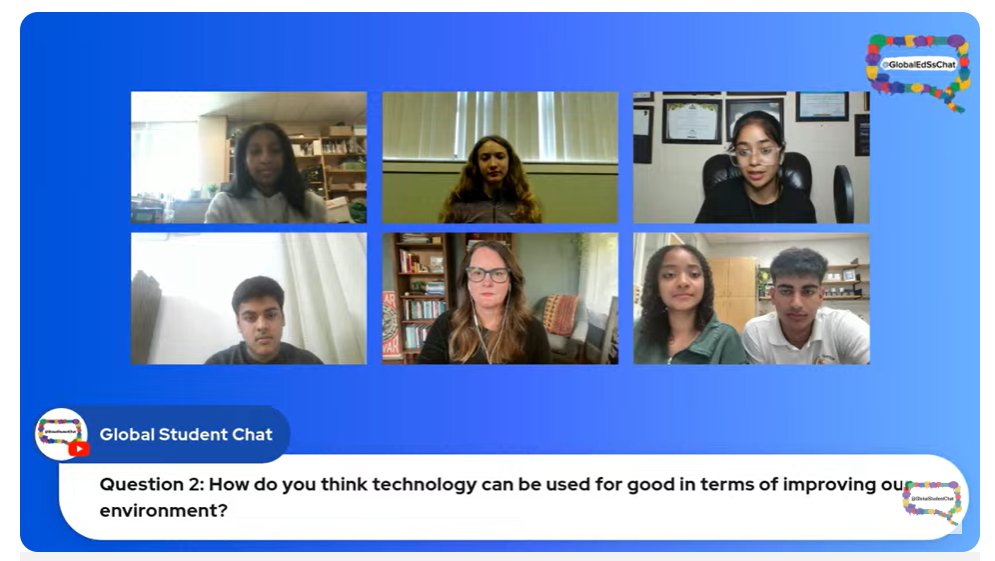 Live now! #GlobalStudentChat