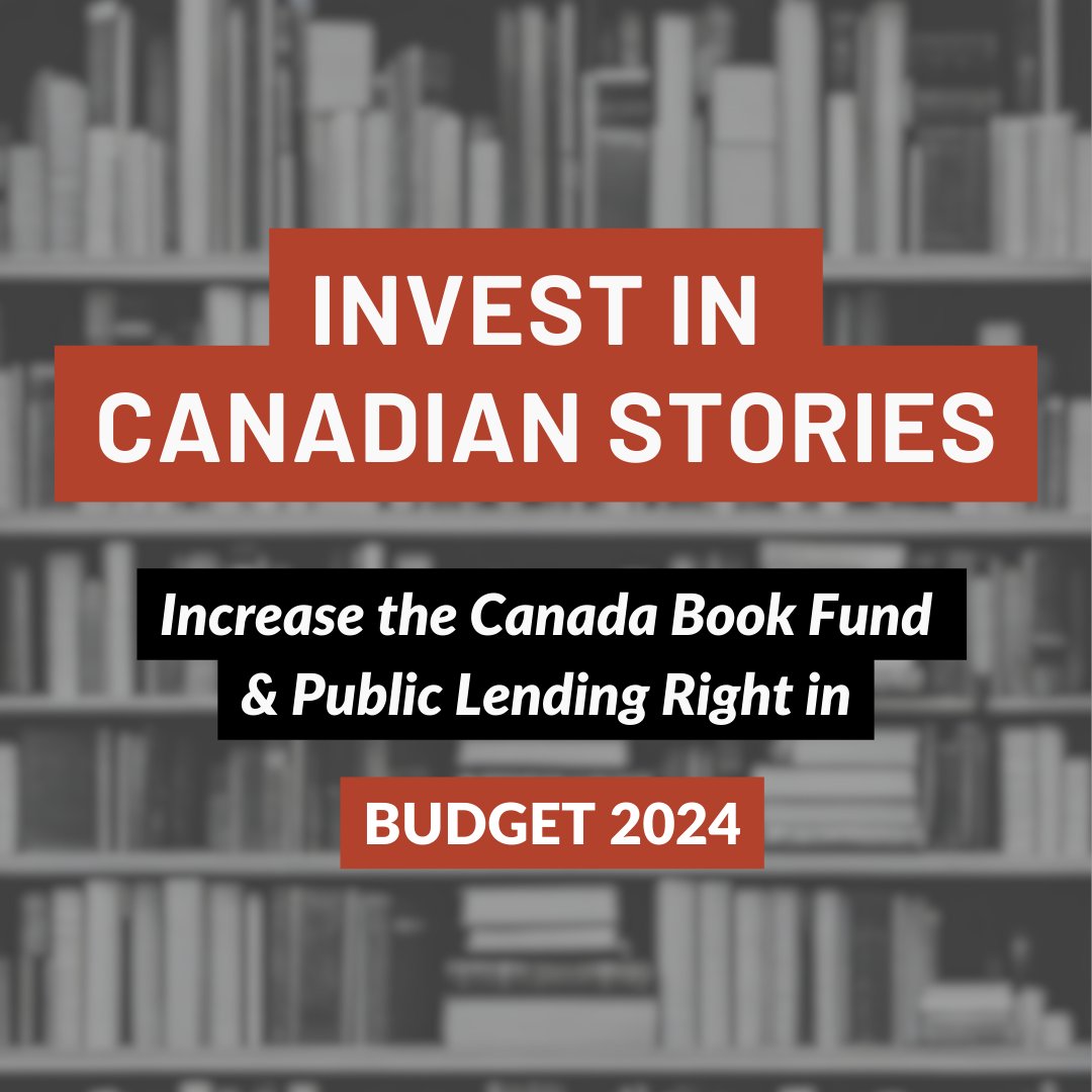 📣Urgent call to action: a united front of over a dozen Canadian writing & publishing organizations urge @PascaleStOnge_ & @cafreeland to honour their commitment to increase funding to the Canada Book Fund & Public Lending Right in #Budget2024. #cdnpoli publishers.ca/increase-cbf-p…