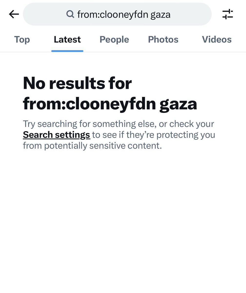kennardmatt's tweet photo. The Clooney Foundation for Justice—apparently set up to pursue the perpetrators of human rights abuses—has never tweeted the word “Gaza”. Ever.

The “human rights” industry has been completely exposed by the ongoing genocide in Gaza.

Frauds. No way back. https://t.co/Y6F4be53e8