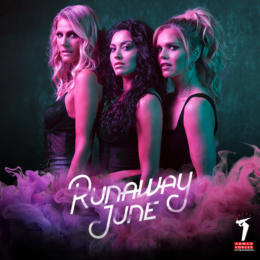 Saddle up, buttercup! It's time to unleash your inner country star and let loose on the dance floor! 🌟 Come see Runaway June when they hit the AFE stage soon! Get show information at the AFE website here: armedforcesentertainment.com/upcoming-tours…