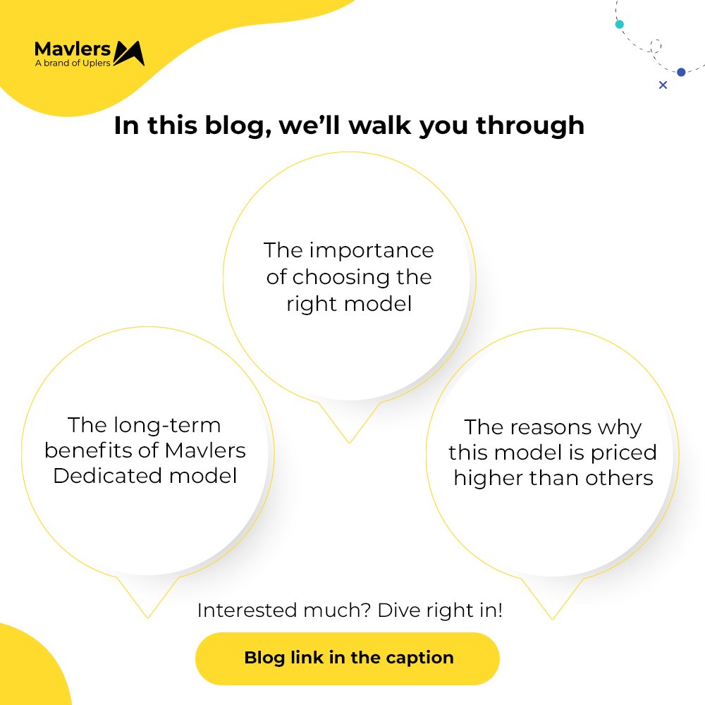 wearemavlers's tweet image. If the hefty cost of the dedicated engagement model at Mavlers stress you out, you&apos;ve got to read this blog 👉 shorturl.at/nFMQ7

#Mavlers #engagementmodel #pricepoints #dedicatederesources #offshorehiring #outsourcing